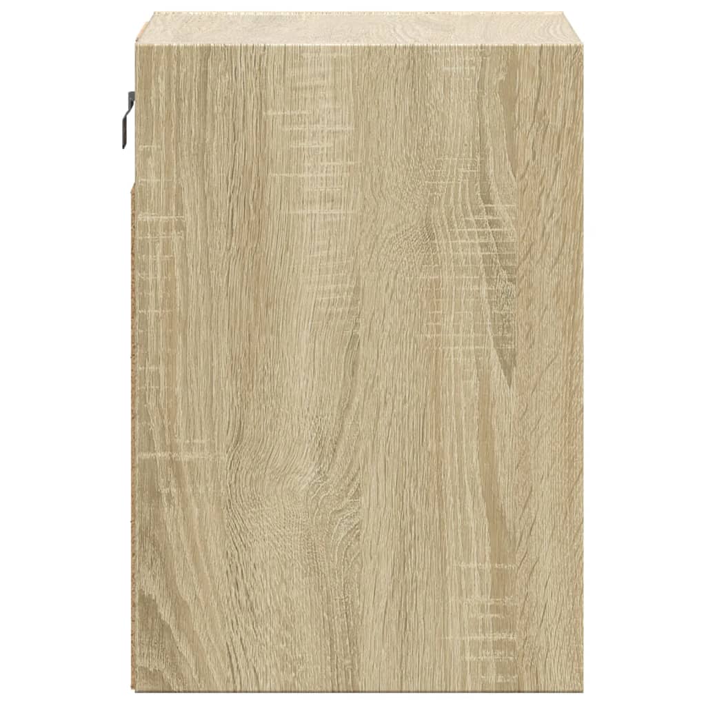 Έπιπλο Τοίχου Τηλεόρασης με LED Sonoma Δρυς 41x31x45 εκ. - Pakobazaar