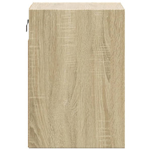 Έπιπλα Τοίχου Τηλ. με LED 2 Τεμ. Sonoma Δρυς 41x31x45 εκ. - Pakobazaar