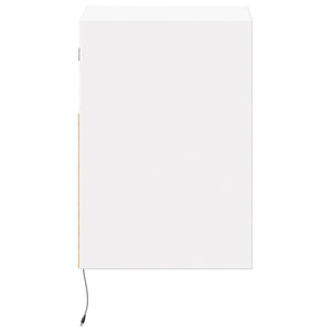 Έπιπλο Τοίχου Τηλεόρασης με LED Λευκό 41x31x45 εκ. - Pakobazaar