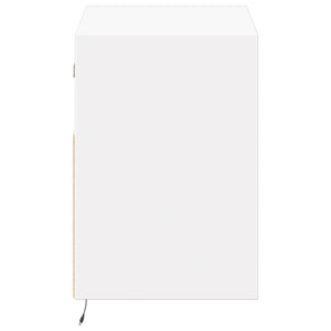 Έπιπλο Τοίχου Τηλεόρασης με LED Λευκό 80x31x45 εκ. - Pakobazaar