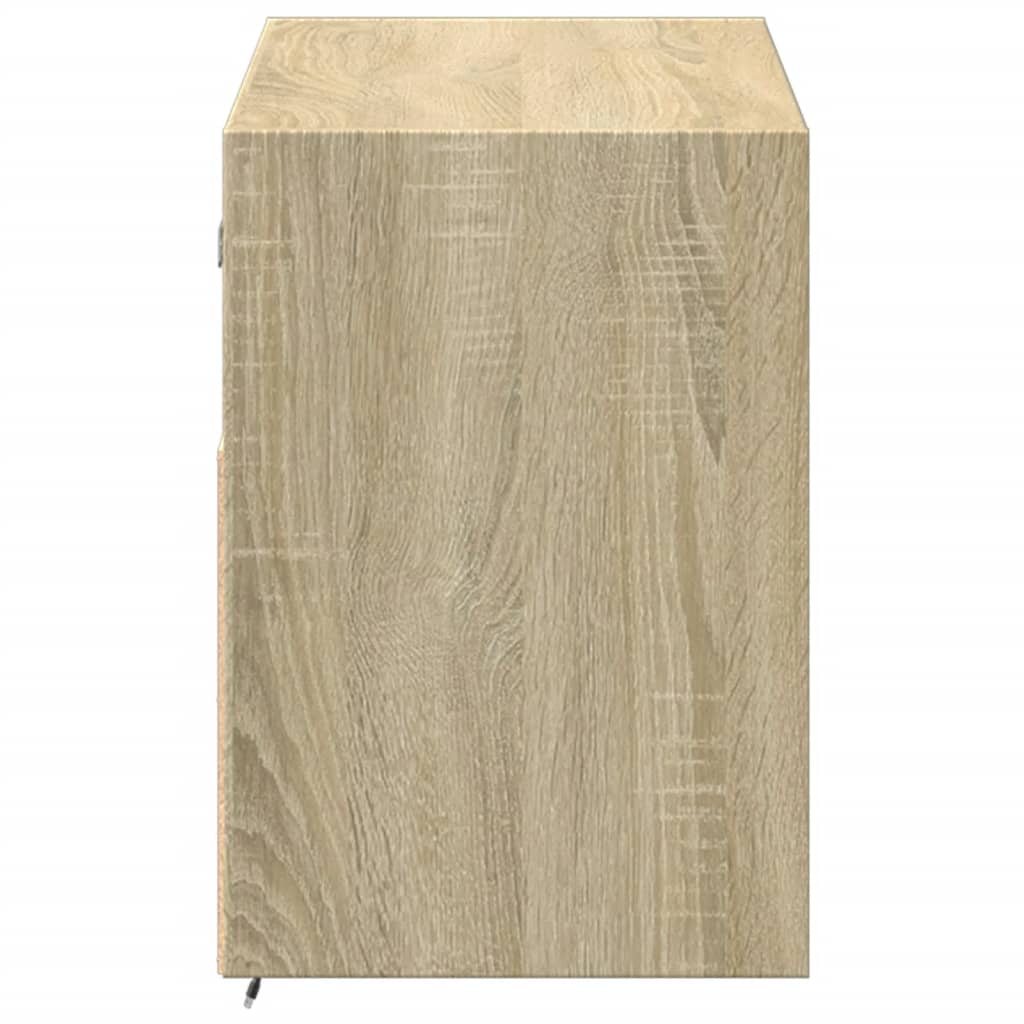 Έπιπλο Τοίχου Τηλεόρασης με LED Sonoma Δρυς 100x31x45 εκ. - Pakobazaar