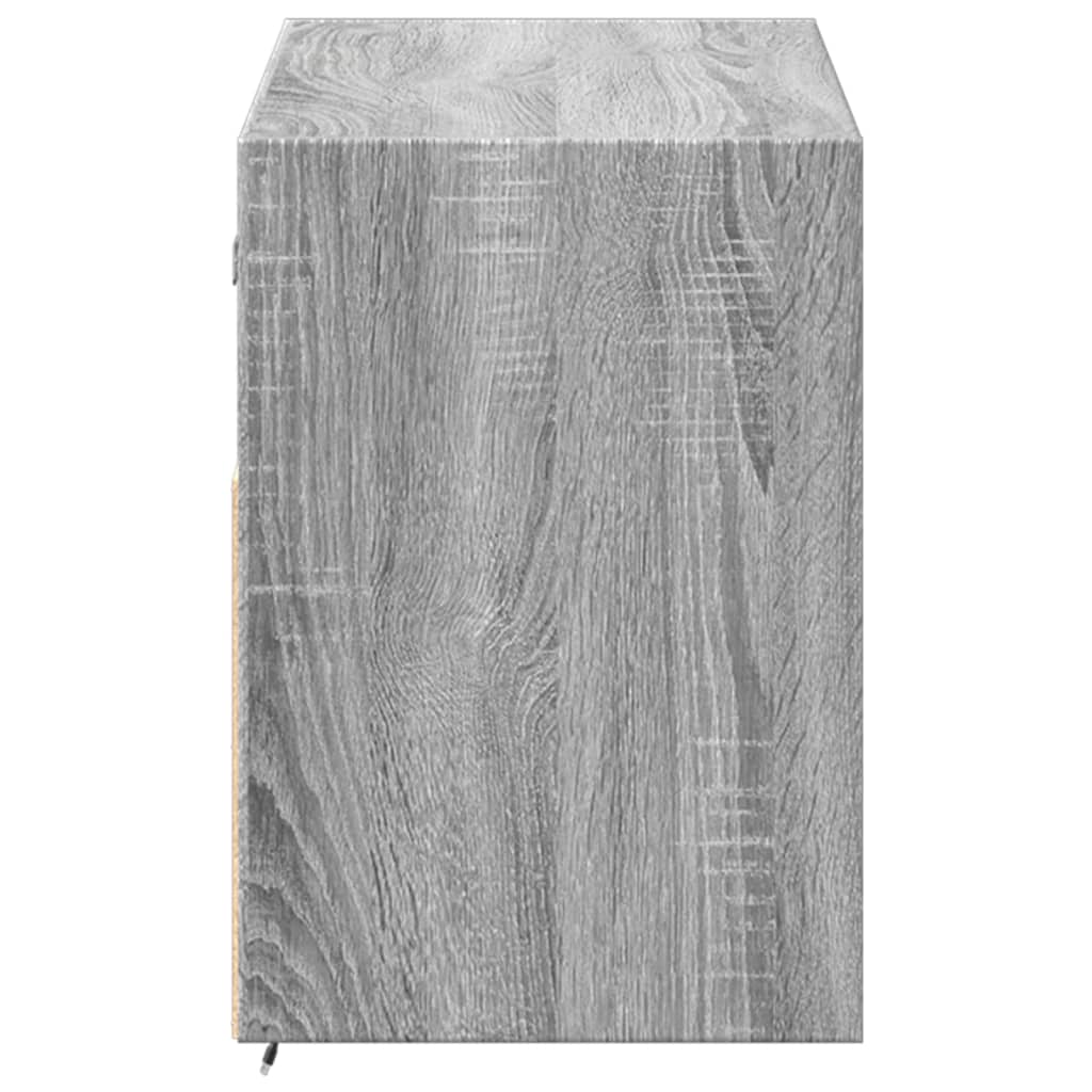 Έπιπλο Τοίχου Τηλεόρασης με LED Γκρι Sonoma 100x31x45 εκ. - Pakobazaar