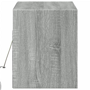 Έπιπλο Τοίχου Τηλεόρασης με LED Γκρι Sonoma 100x31x38 εκ. - Pakobazaar