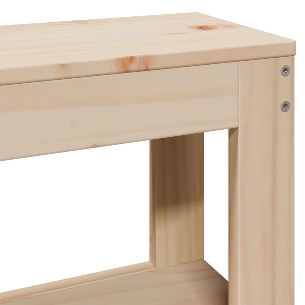 Σκελετός Κρεβατιού Χωρίς Στρώμα 100x200 εκ. Μασίφ Πεύκο