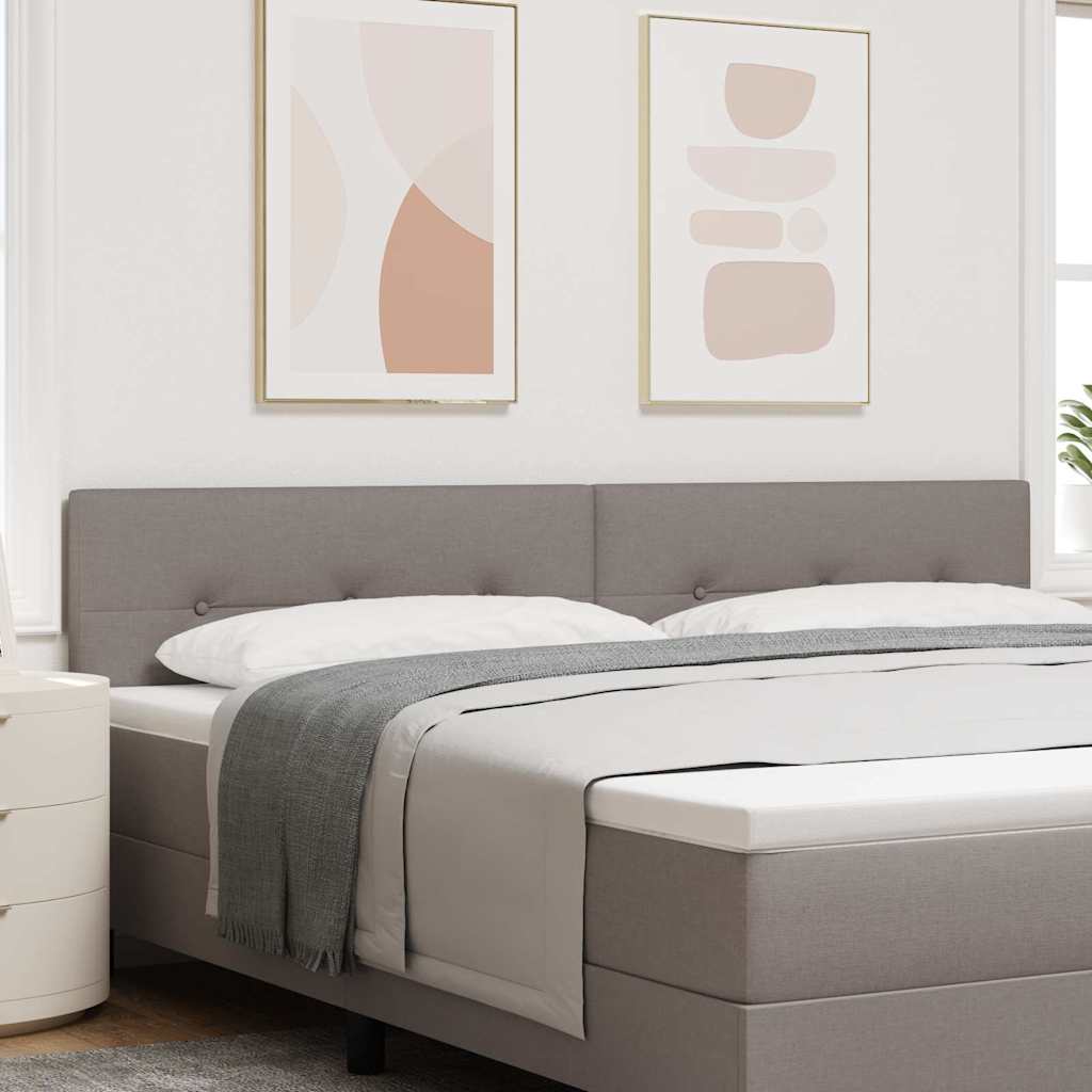 LED κεφαλάρι με φώτα λωρίδας LED Taupe 200 cm Πολυεστέρας - Pakobazaar