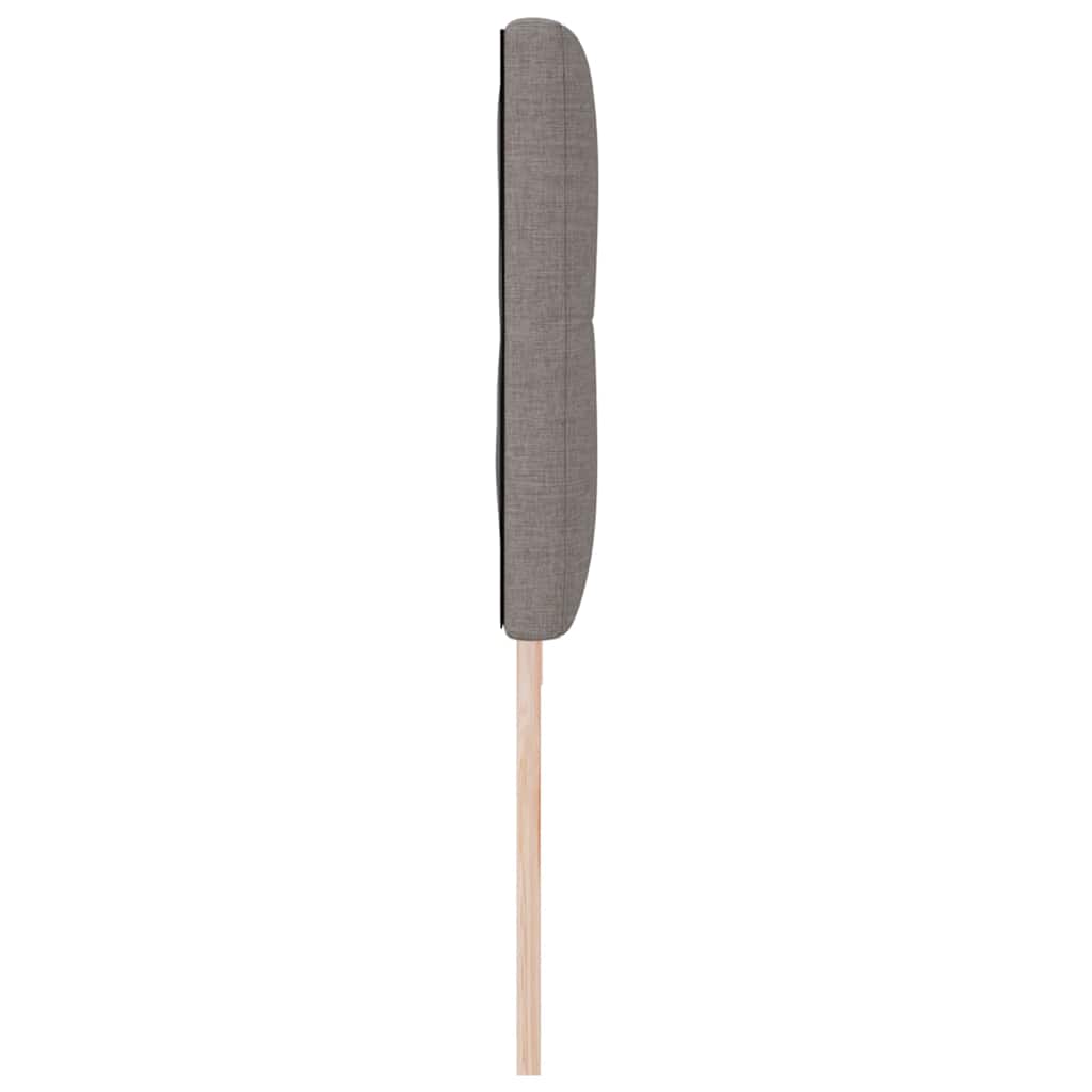 LED κεφαλάρι με φώτα λωρίδας LED Taupe 200 cm Πολυεστέρας - Pakobazaar
