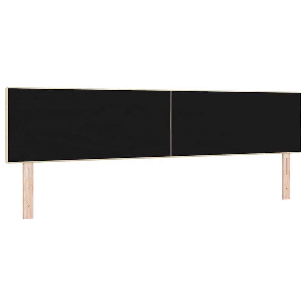 LED κεφαλάρι με LED ταινίες φωτός Κρεμ 200 cm ύφασμα