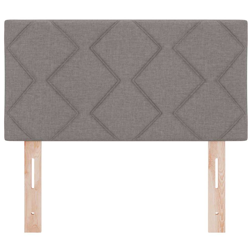 LED κεφαλάρι Taupe 80 cm ύφασμα
