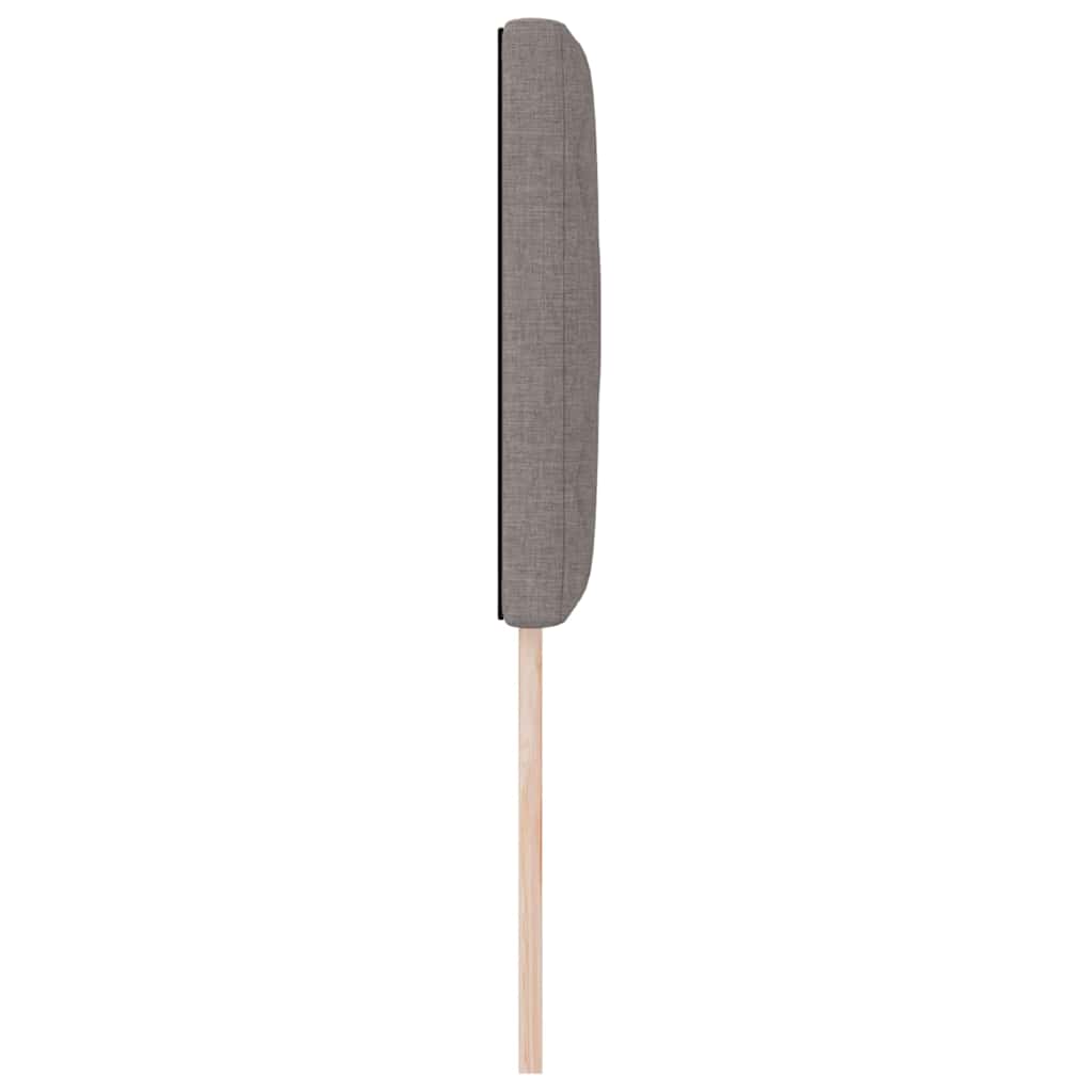 LED κεφαλάρι Taupe 80 cm ύφασμα