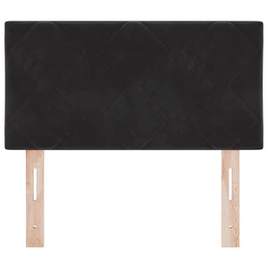 LED κεφαλάρι Μαύρο 80 cm Βελούδο
