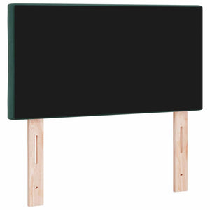 LED κεφαλάρι Σκούρο Πράσινο 80 cm Βελούδο - Pakobazaar