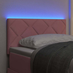 LED κεφαλάρι Ροζ 80 cm Βελούδο - Pakobazaar