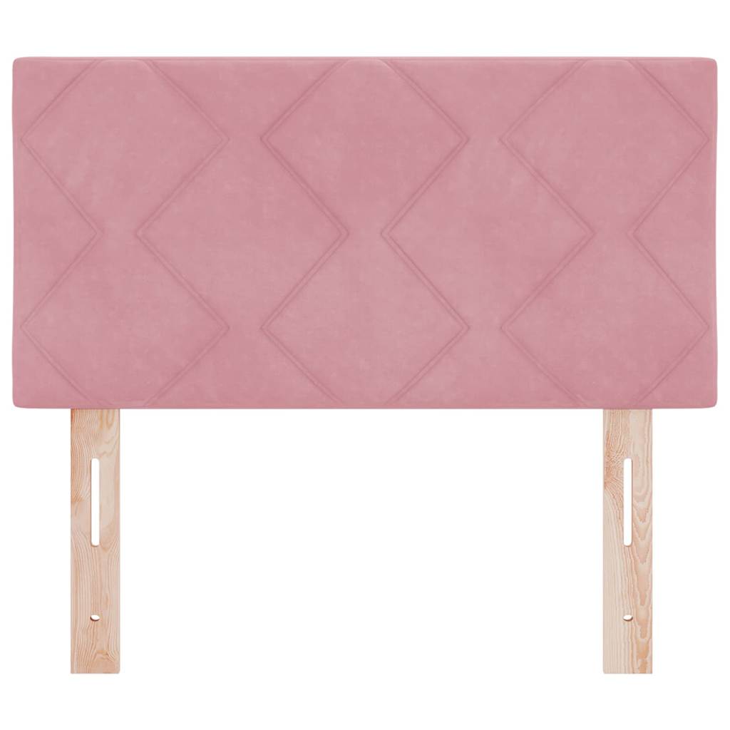 LED κεφαλάρι Ροζ 80 cm Βελούδο - Pakobazaar