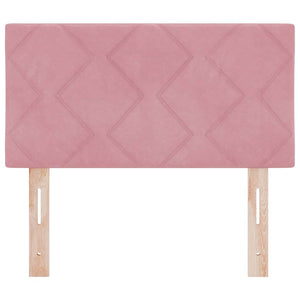 LED κεφαλάρι Ροζ 80 cm Βελούδο - Pakobazaar