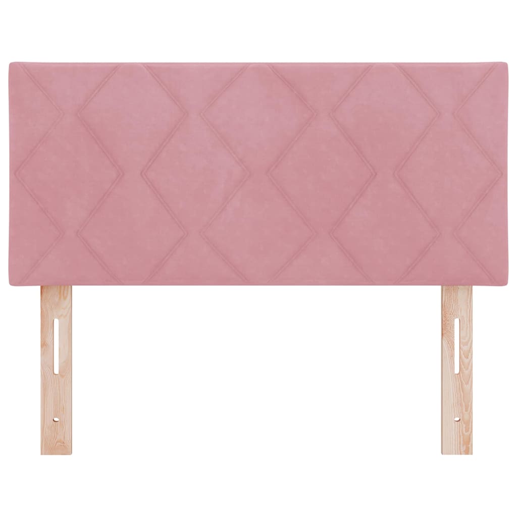 LED κεφαλάρι Ροζ 90 cm Βελούδο - Pakobazaar