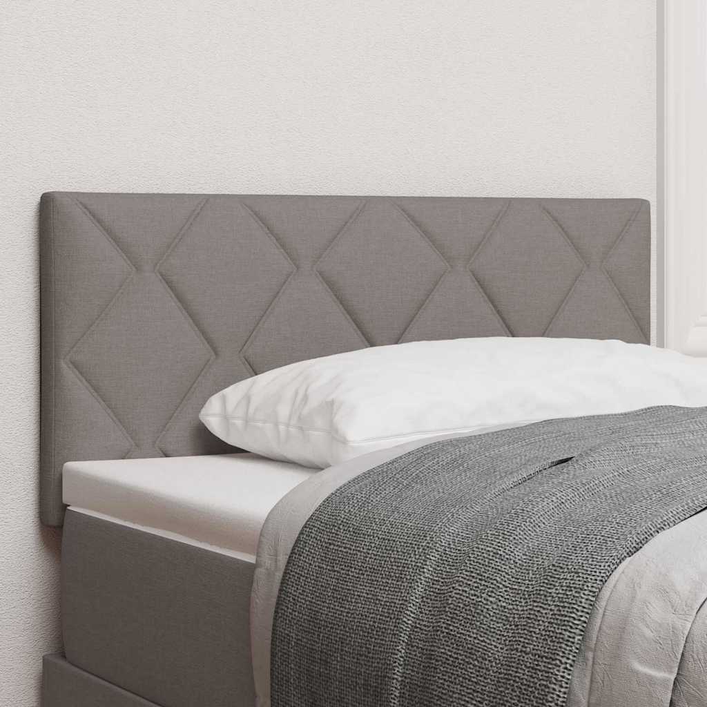 LED κεφαλάρι Taupe 100 cm ύφασμα