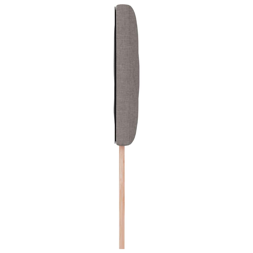 LED κεφαλάρι Taupe 100 cm ύφασμα