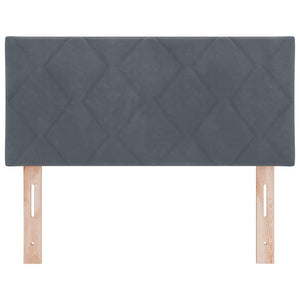 LED κεφαλάρι Σκούρο Γκρι 100 cm Βελούδο