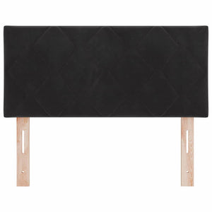 LED κεφαλάρι Μαύρο 100 cm Βελούδο