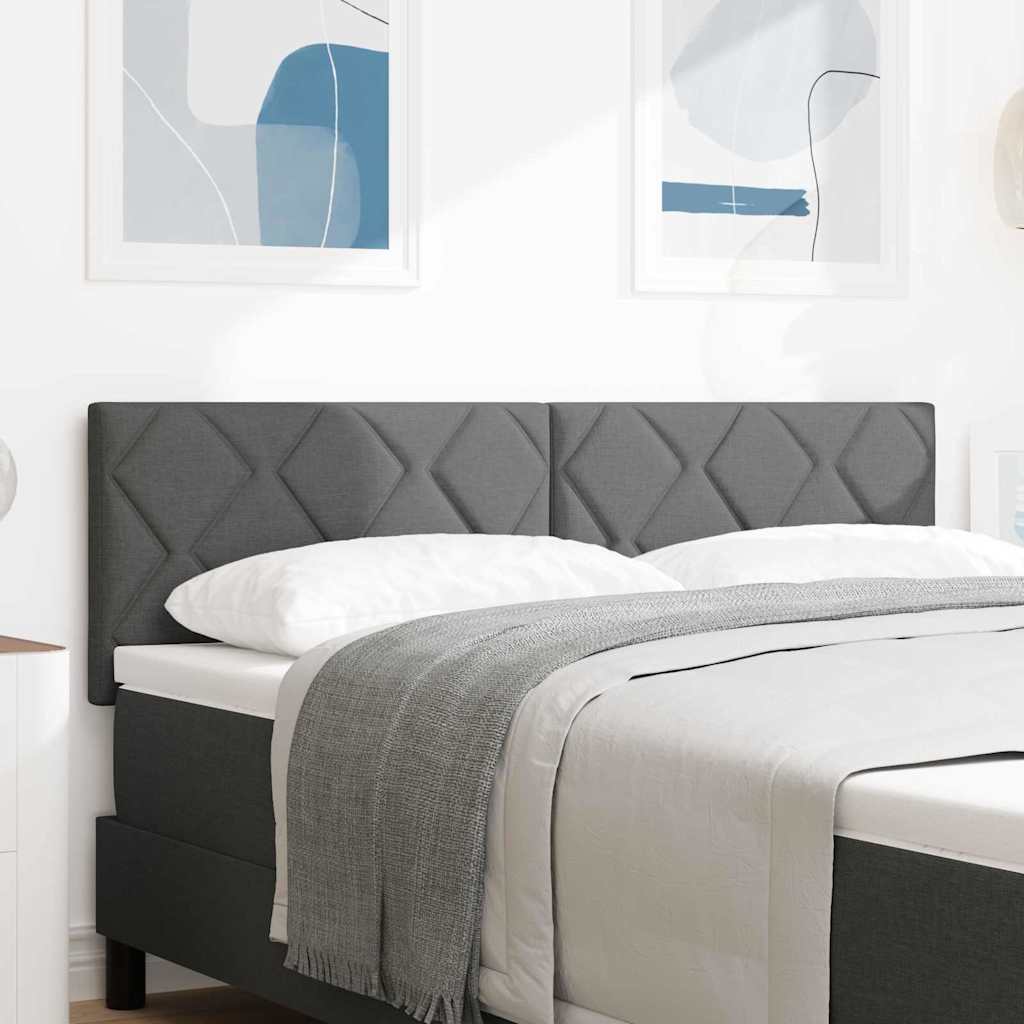 LED κεφαλάρι Γκρι 144 cm ύφασμα - Pakobazaar