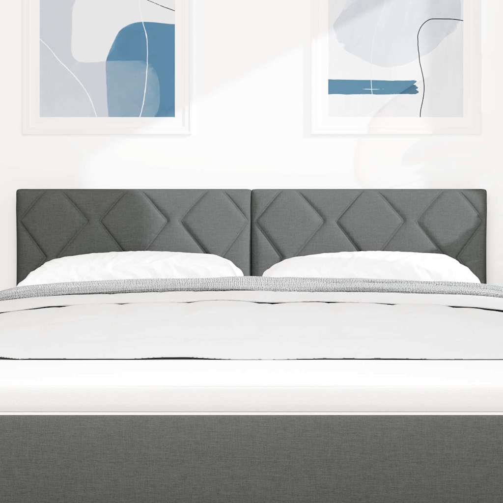 LED κεφαλάρι Γκρι 144 cm ύφασμα - Pakobazaar