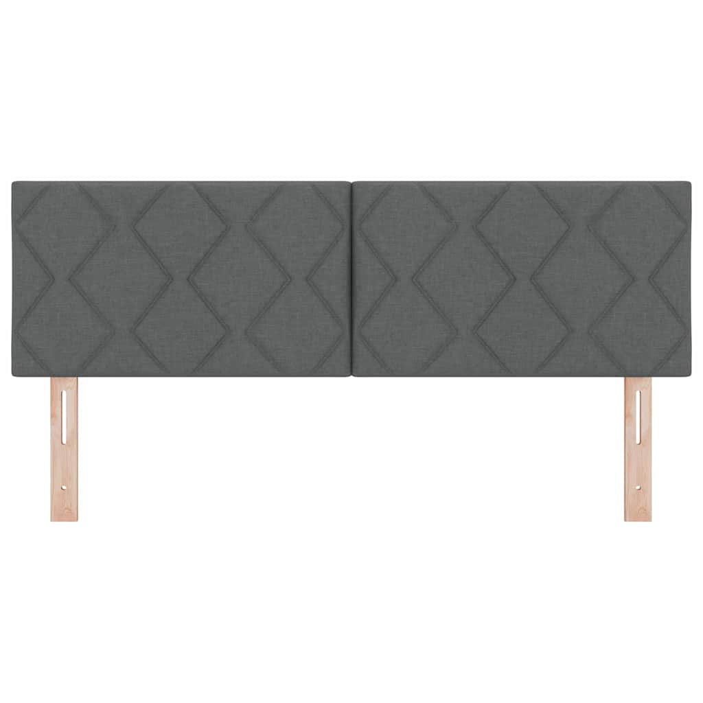 LED κεφαλάρι Γκρι 144 cm ύφασμα - Pakobazaar