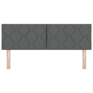 LED κεφαλάρι Γκρι 144 cm ύφασμα - Pakobazaar