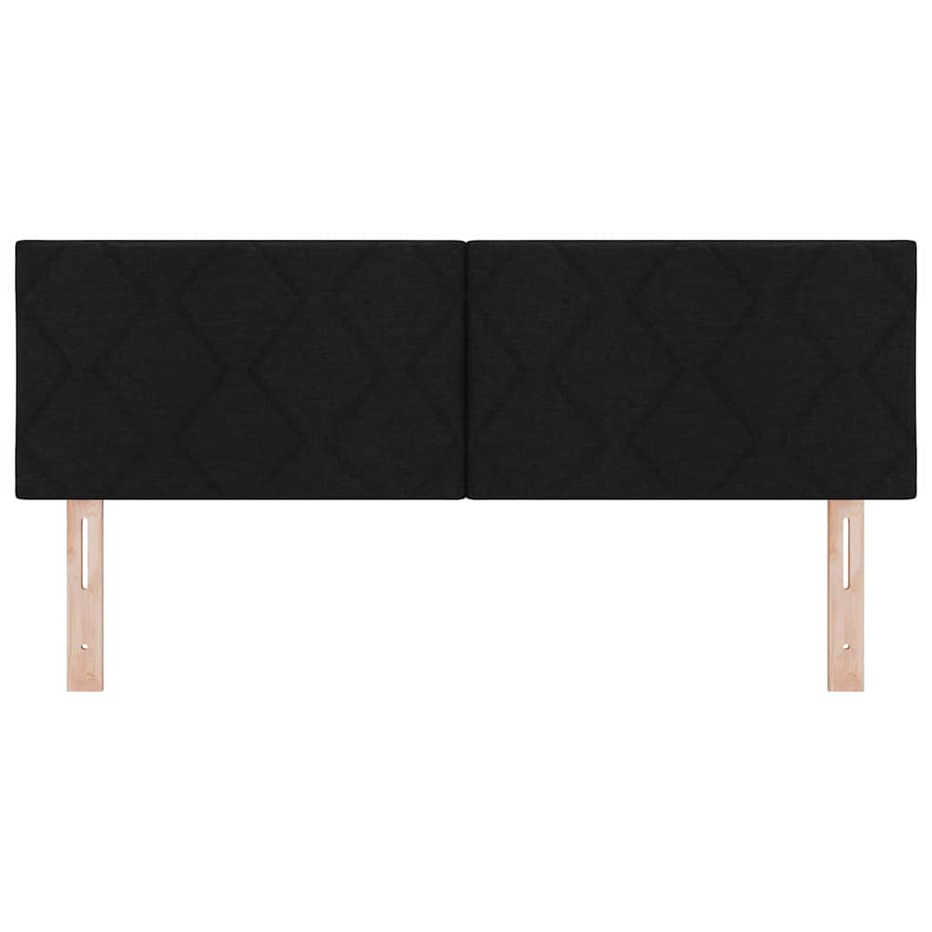 LED κεφαλάρι Μαύρο 144 cm ύφασμα
