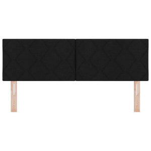LED κεφαλάρι Μαύρο 144 cm ύφασμα