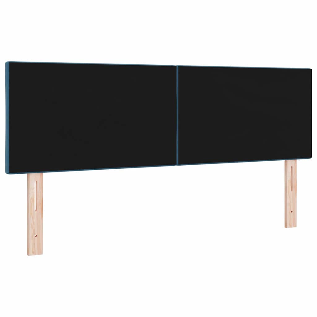 LED κεφαλάρι Σκούρο Μπλε 144 cm Βελούδο - Pakobazaar