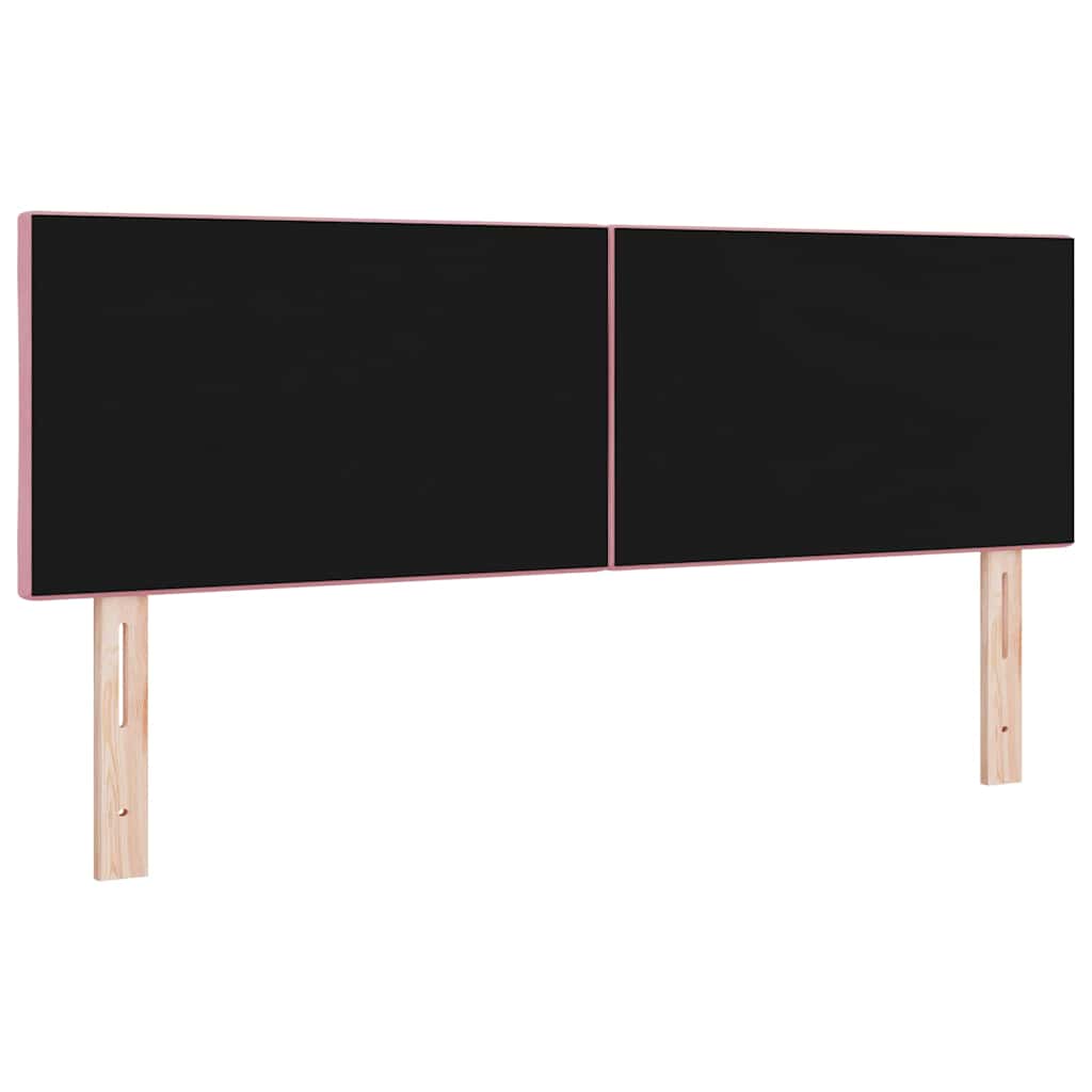 LED κεφαλάρι Ροζ 144 cm Βελούδο - Pakobazaar