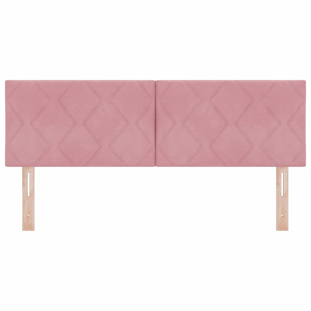 LED κεφαλάρι Ροζ 144 cm Βελούδο - Pakobazaar