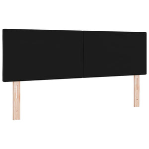 LED κεφαλάρι Μαύρο 160 cm Βελούδο - Pakobazaar