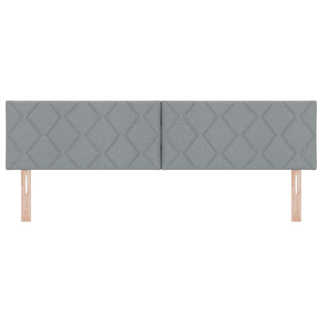 LED κεφαλάρι Ανοιχτό γκρι 180 cm ύφασμα - Pakobazaar