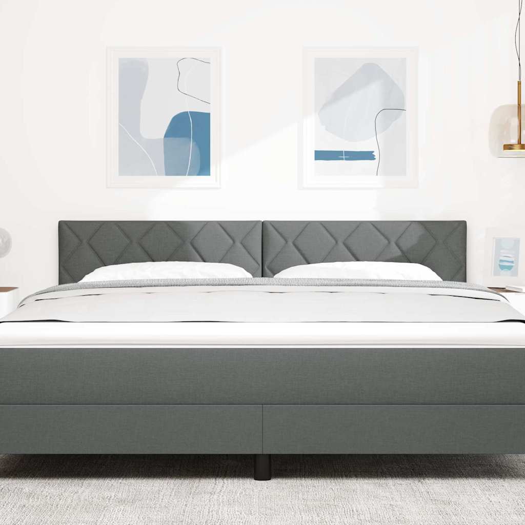 LED κεφαλάρι Γκρι 180 cm ύφασμα - Pakobazaar