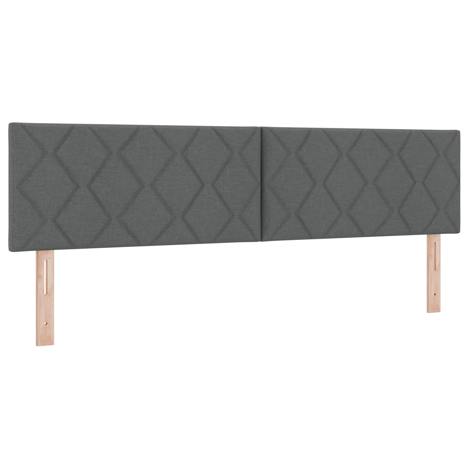 LED κεφαλάρι Γκρι 180 cm ύφασμα - Pakobazaar