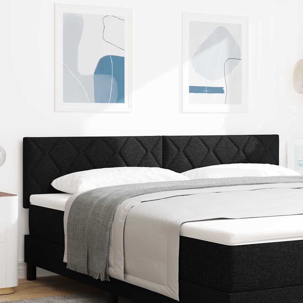 LED κεφαλάρι Μαύρο 180 cm ύφασμα - Pakobazaar