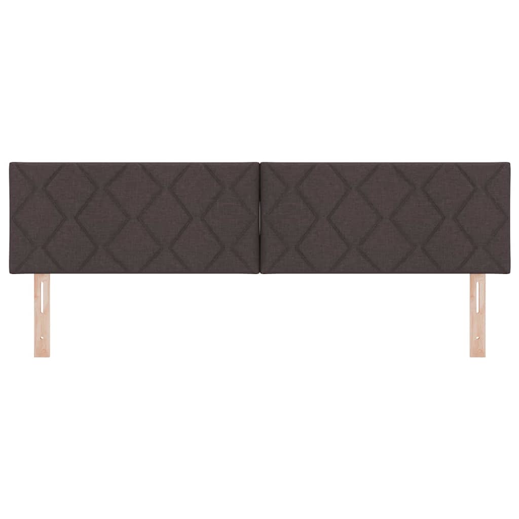 LED κεφαλάρι Καφέ 180 cm ύφασμα - Pakobazaar
