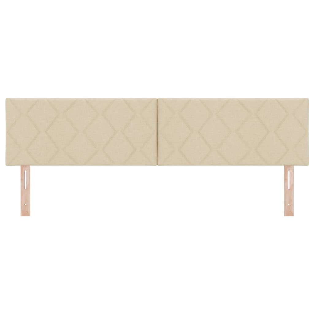 LED κεφαλάρι Κρεμ 180 cm ύφασμα - Pakobazaar