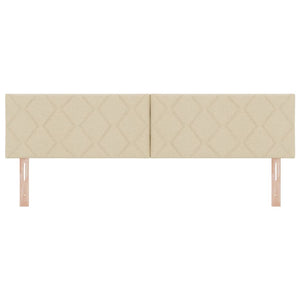LED κεφαλάρι Κρεμ 180 cm ύφασμα - Pakobazaar