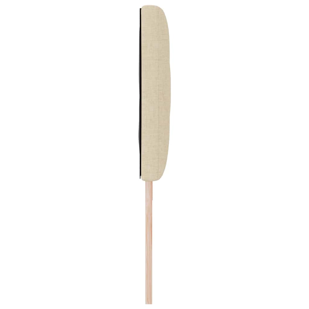 LED κεφαλάρι Κρεμ 180 cm ύφασμα - Pakobazaar