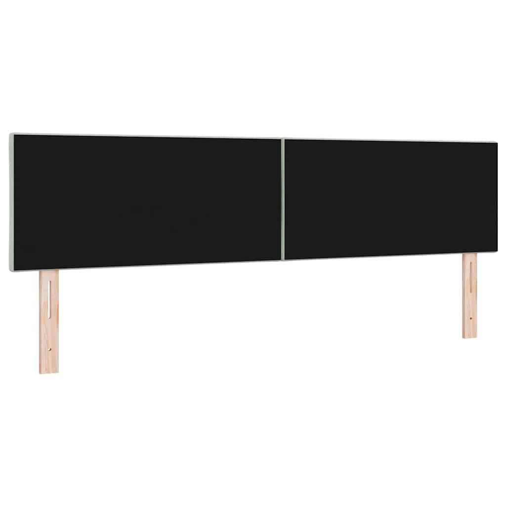 LED κεφαλάρι Ανοιχτό γκρι 180 cm Τεχνητό Δέρμα - Pakobazaar