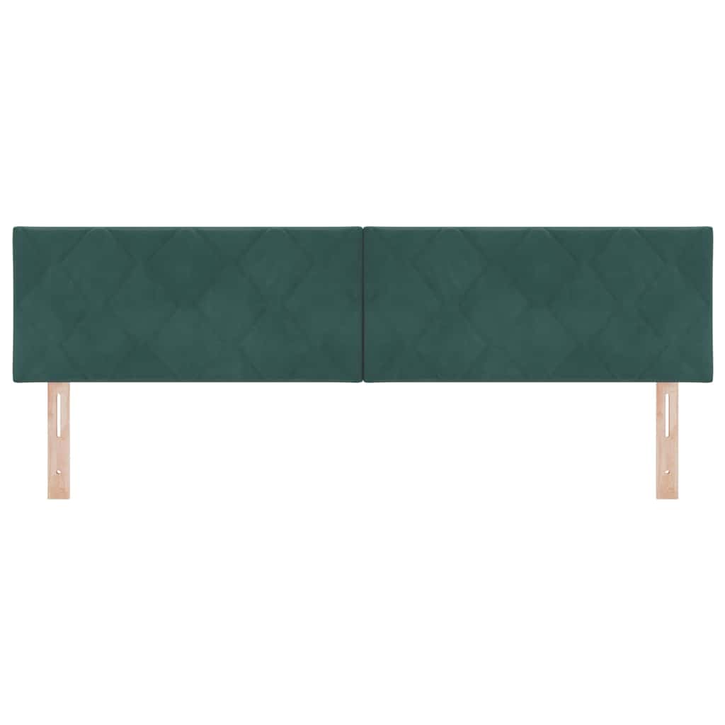 LED κεφαλάρι Σκούρο Πράσινο 180 cm Βελούδο - Pakobazaar