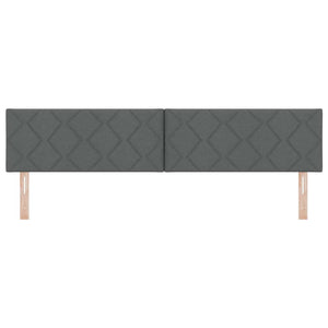 LED κεφαλάρι Γκρι 200 cm ύφασμα - Pakobazaar