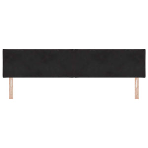 LED κεφαλάρι Μαύρο 200 cm Βελούδο - Pakobazaar