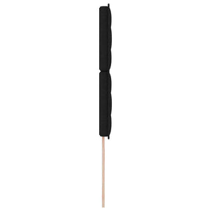 LED κεφαλάρι με φώτα λωρίδας LED Μαύρο 80 cm Πολυεστέρας - Pakobazaar