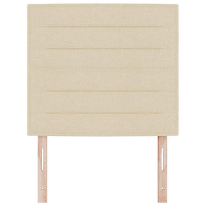 LED κεφαλάρι με LED ταινίες φωτός με κεφαλάρι Κρεμ 90 cm ύφασμα - Pakobazaar