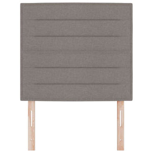 LED κεφαλάρι με φώτα λωρίδας LED Taupe 100 cm Πολυεστέρας - Pakobazaar