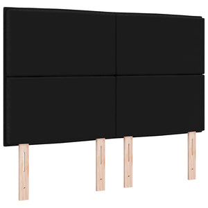 LED κεφαλάρι με φώτα λωρίδας LED Μαύρο 144 cm Πολυεστέρας - Pakobazaar