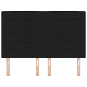 LED κεφαλάρι με φώτα λωρίδας LED Μαύρο 144 cm Πολυεστέρας - Pakobazaar